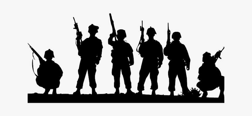 Soldier Silhouette, transparent png download