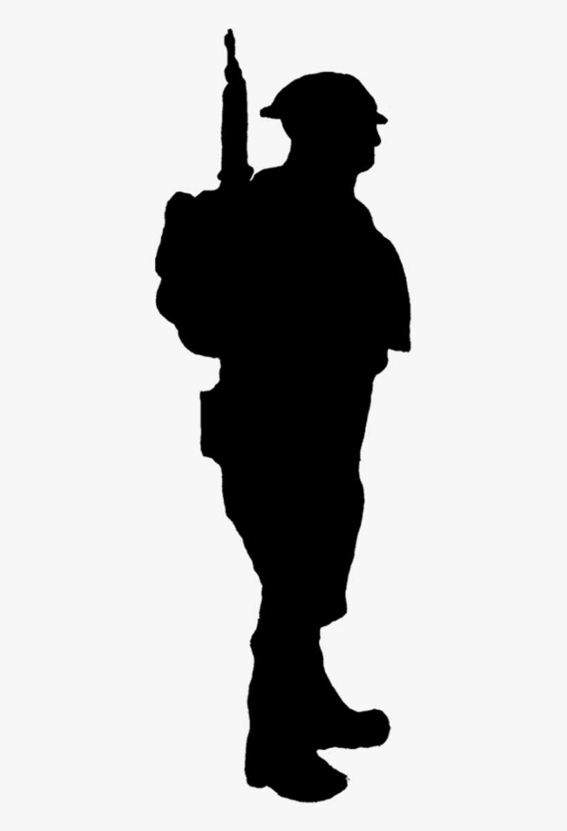 Carl Mauney Became A Permanent Fixture At The Friends - Ww1 British Soldier Silhouette, transparent png download