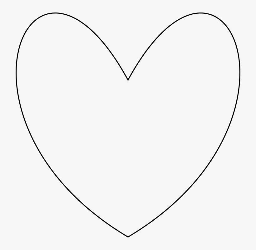 Drawn Heart Simple - Clip Art, transparent png download
