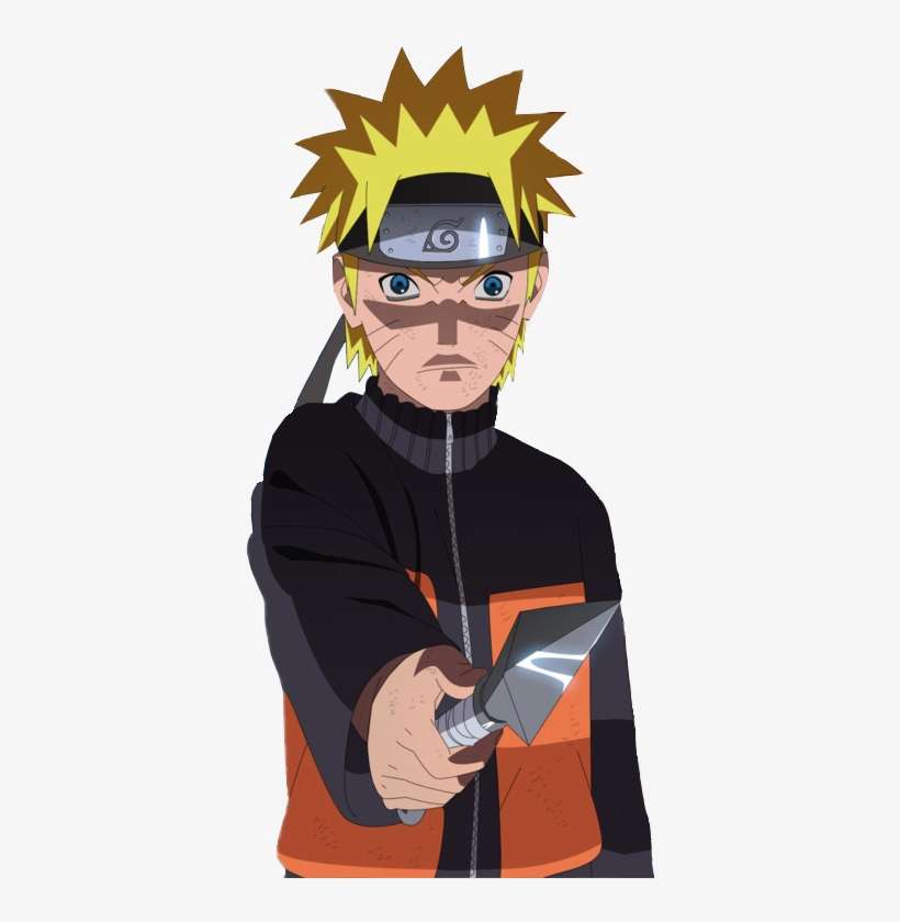 10 Oct 2015 From Cuernavaca, Morelos - Naruto Uzumaki With Knife, transparent png download