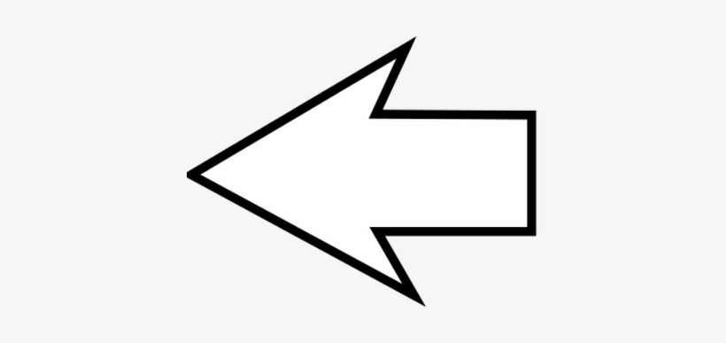 Arrow Bw Left - White Left Arrow Png, transparent png download