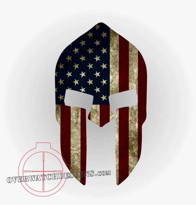 American Flag Spartan, transparent png download