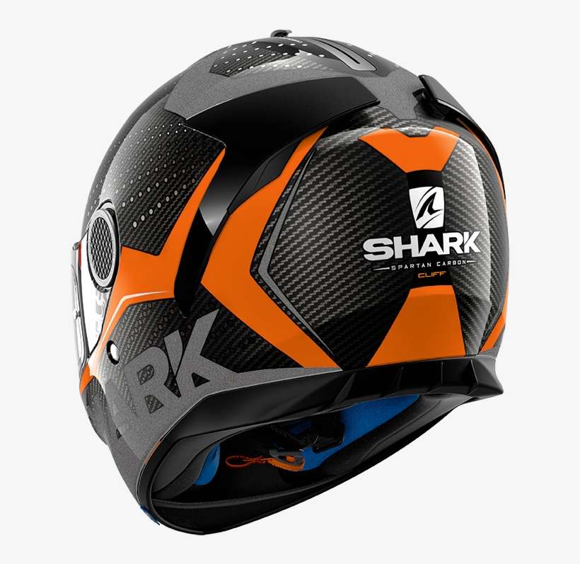 2 Spartan Guintoli Dur 34back He5012 - Shark Spartan Carbon Cliff, transparent png download