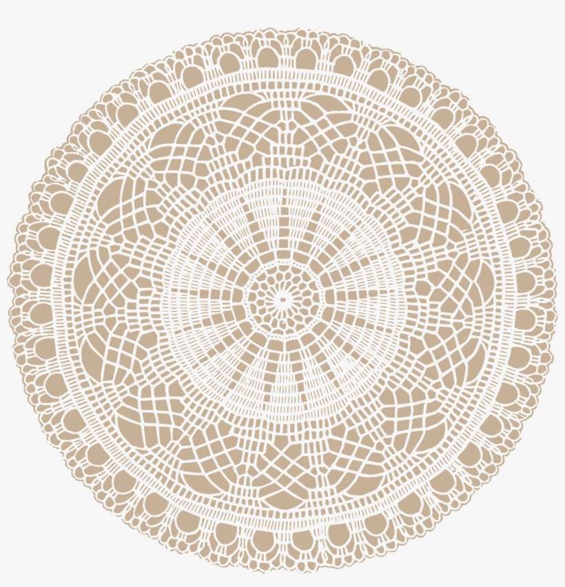 Vgosn Stock Vector Images Vintage Doily-11 - Vector Graphics, transparent png download