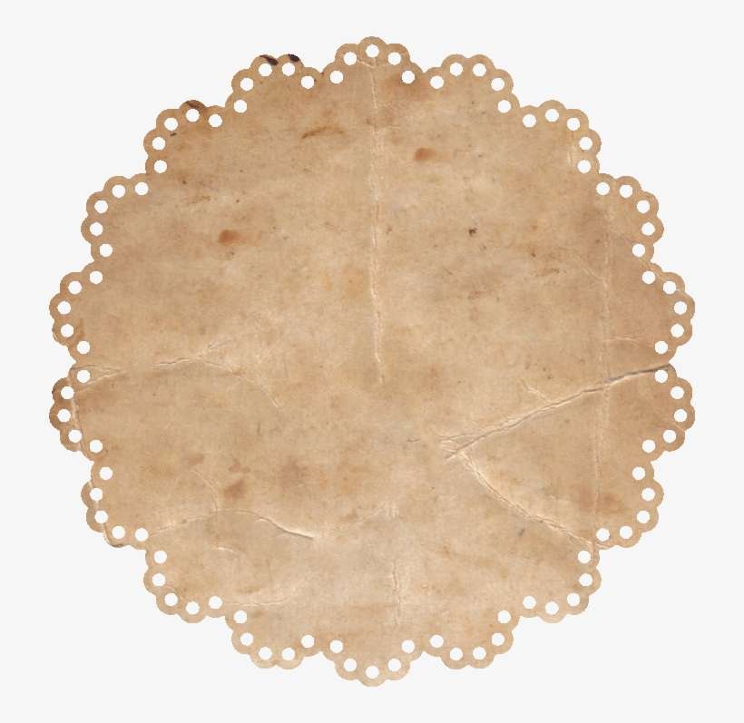 Floral Clipart Doily - Blondas Dibujo, transparent png download