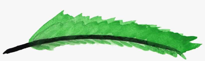 Free Download - Blue Water Color Feathers Png, transparent png download