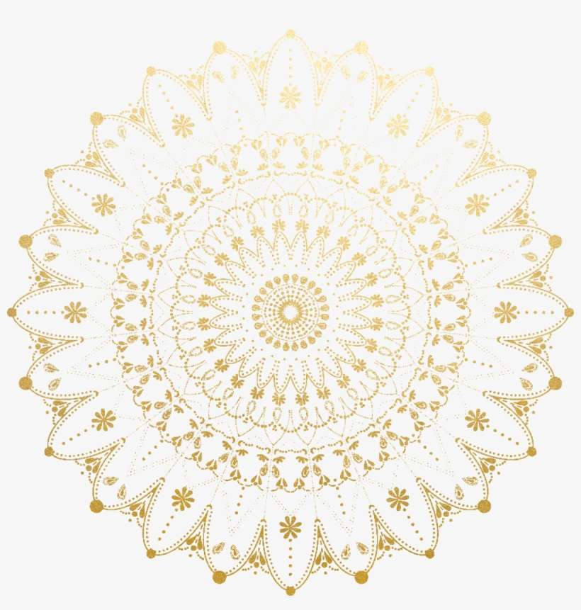 Mira Manek Combines Her Love Of Healthy Eating And - Gold Mandala Transparent Background, transparent png download