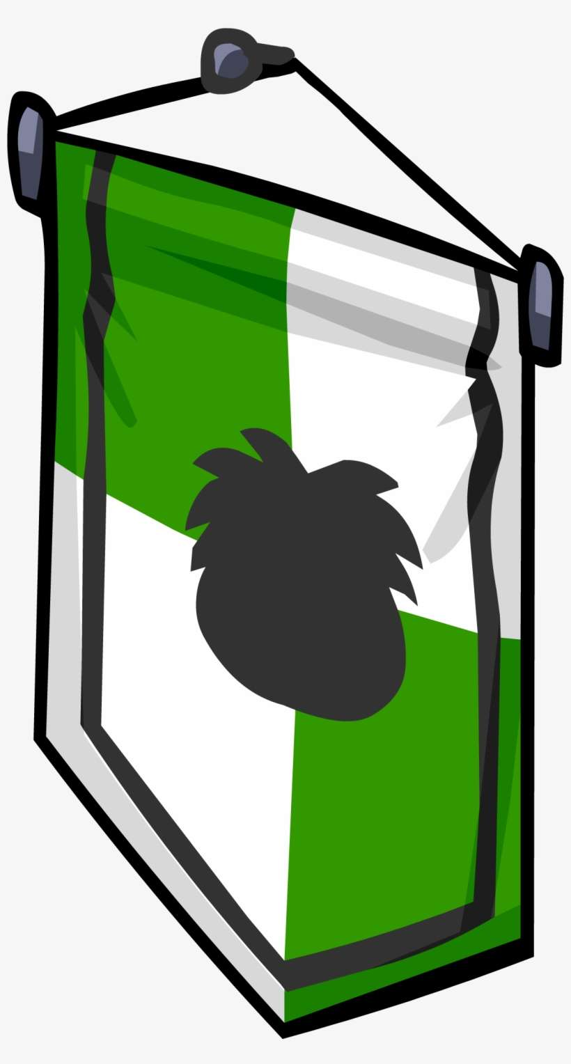 Green Banner Sprite 007 - Bordered Yellow Banner, transparent png download