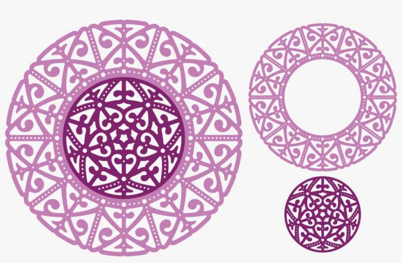 Deutschland Doily - Cheery Lynn Designs - Deutschland Doily 2 Piece Die, transparent png download