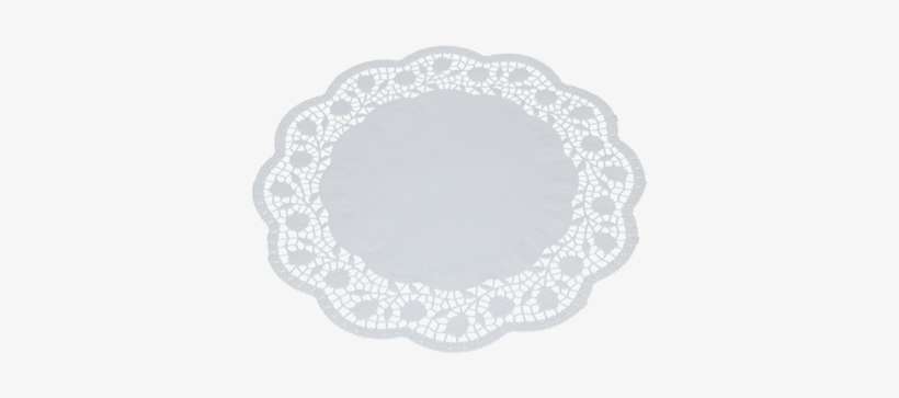 Doilies Round 34cm - Dekorativní Krajky Kulaté 34 Cm 100 Ks (72334), transparent png download