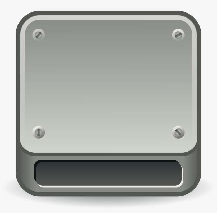 Picture Black And White Stock Drive Big Image Png - Floppy Disk, transparent png download