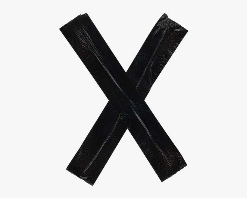 Tape Black Font - Transparent Background Black Tape Png, transparent png download