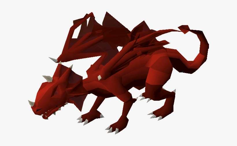 Brutal Red Dragon - Brutal Red Dragon Osrs, transparent png download