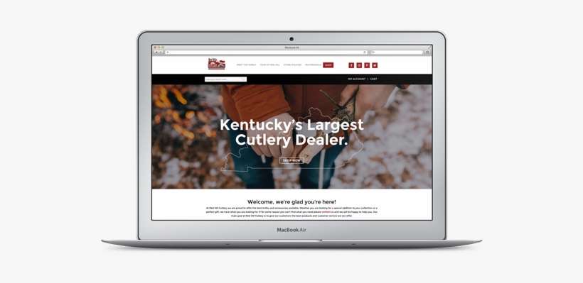 Red Hill Cutlery Web Design - Website, transparent png download