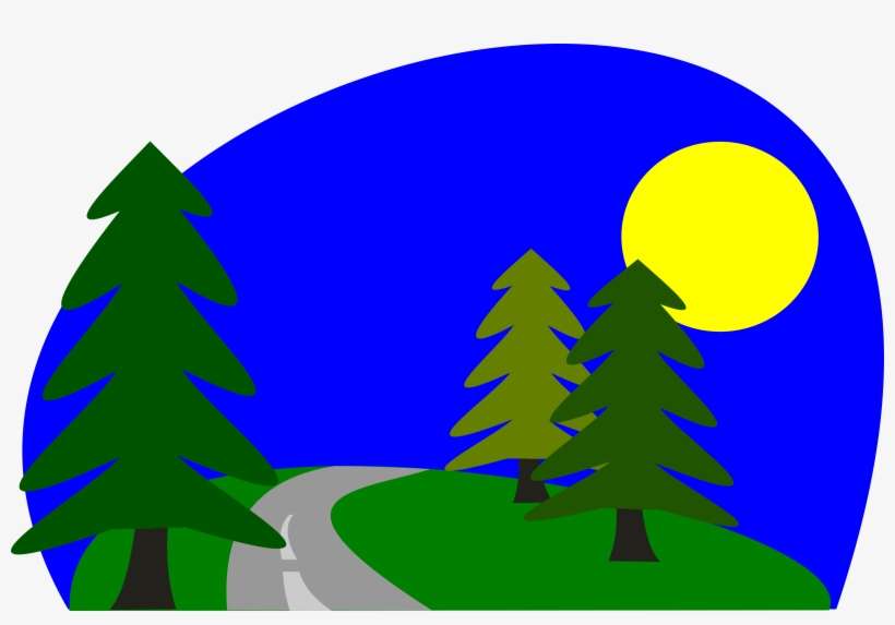 Road, Drive, Forest, Landscape, Scene, Trees - Land Is Your Land Clip Art, transparent png download