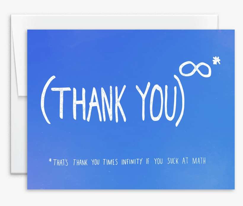 Thank You Card [product Type] - Graphics, transparent png download