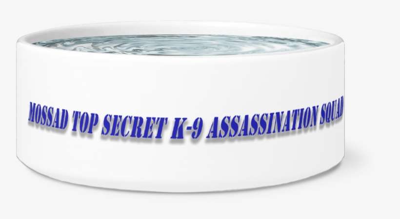Mossad Top Secret K-9 Assassination Squad Dog Bowl - I'm The Top Dog Novelty Dog Bowl, For Puppies And Adults, transparent png download