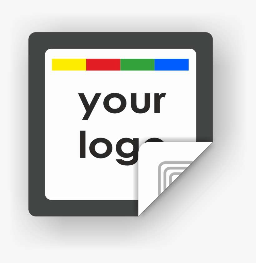 Picture Of Custom Logo Square Sticker Border - Sticker, transparent png download