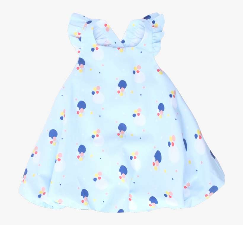Baby Blue Confetti Dress, transparent png download