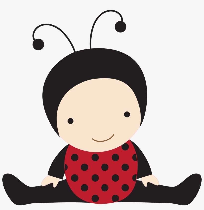 Ladybugs Clipart Birthday - Baby Ladybug Clip Art, transparent png download
