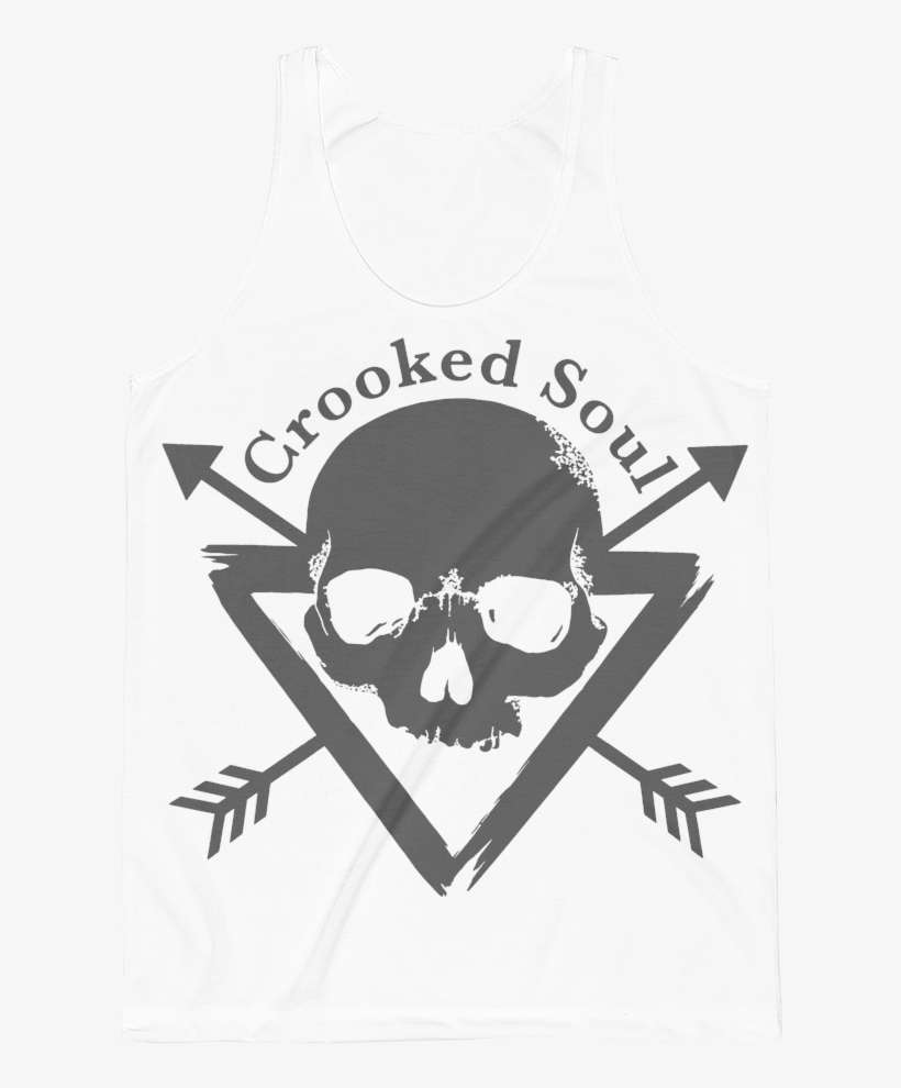 Crooked Soul Black Skull Tank, transparent png download
