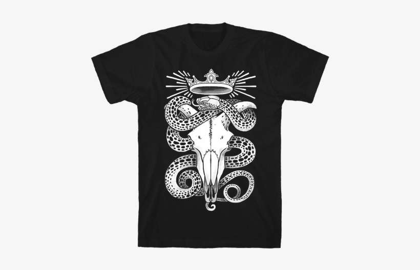 Crowned Serpent Goat Skull - Looking Like A Snack, transparent png download