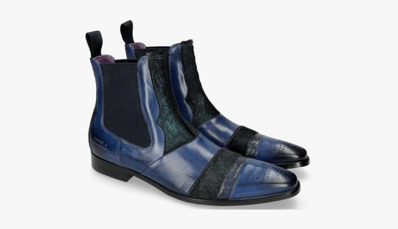 Ankle Boots Elvis 12 Saphir Wellington Night Blue Hair - Chelsea Boot, transparent png download