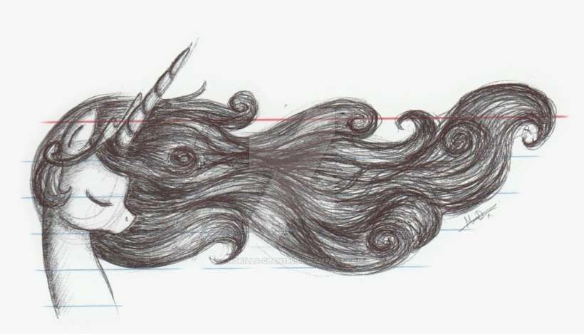 Princess Celestia Pen Drawing By Nokills - Drawing, transparent png download