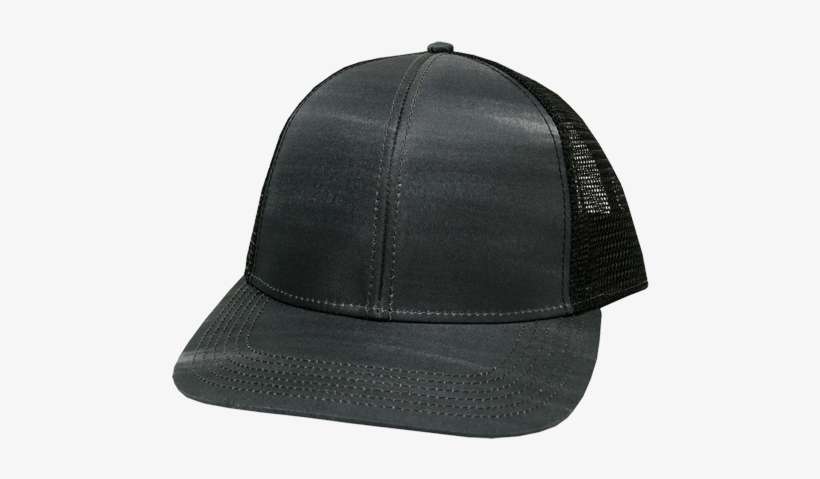 Black Brushstroke Trucker - Baseball Cap, transparent png download