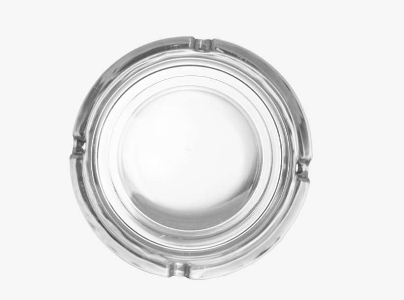Barconic Glassware Printed Glass Ash Tray - Clear, transparent png download