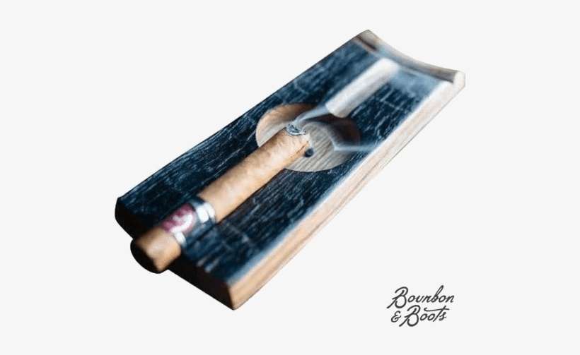 Wooden Cigar Ashtray Handcrafted From Bourbon Barrel - Liberty Half Dollar Coin Ring, transparent png download