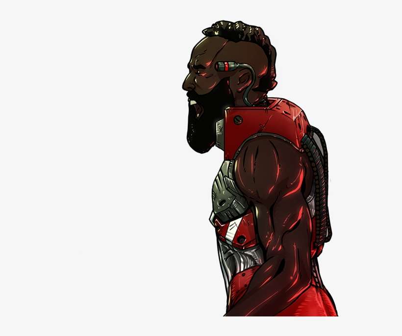 James Harden Nba Animation On Wacom Gallery Png James - Illustration, transparent png download