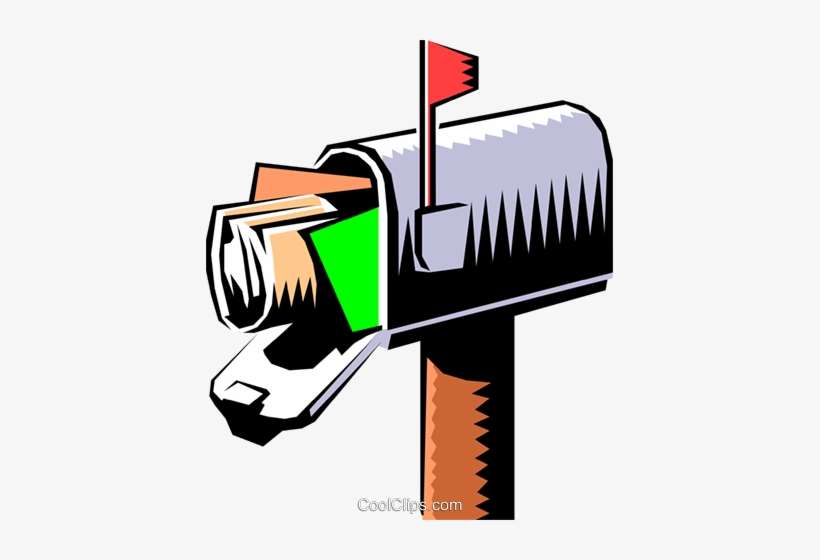 Mailbox Royalty Free Vector Clip Art Illustration - Mail Box, transparent png download