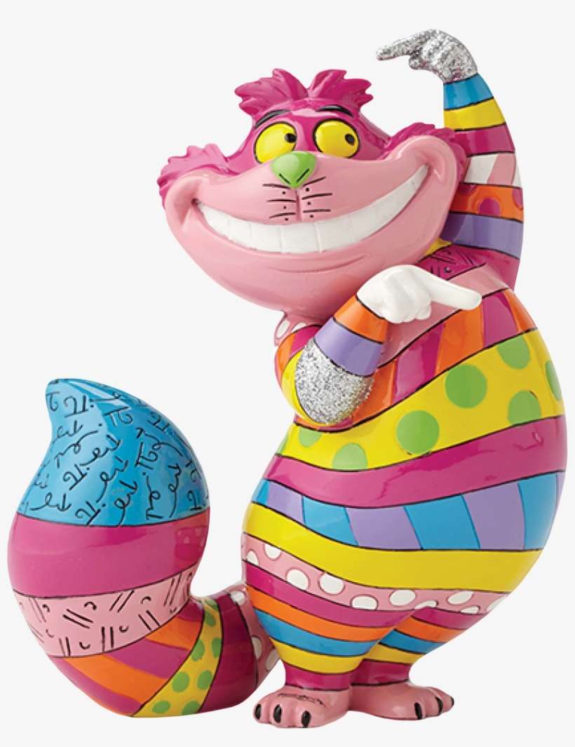 Cheshire Cat Statue Png Cheshire Cat Statue - Romero Britto Disney, transparent png download