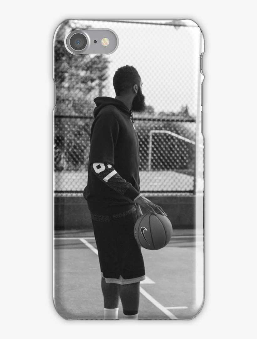 James Harden Iphone 7 Snap Case - James Harden Black And White Poster, transparent png download