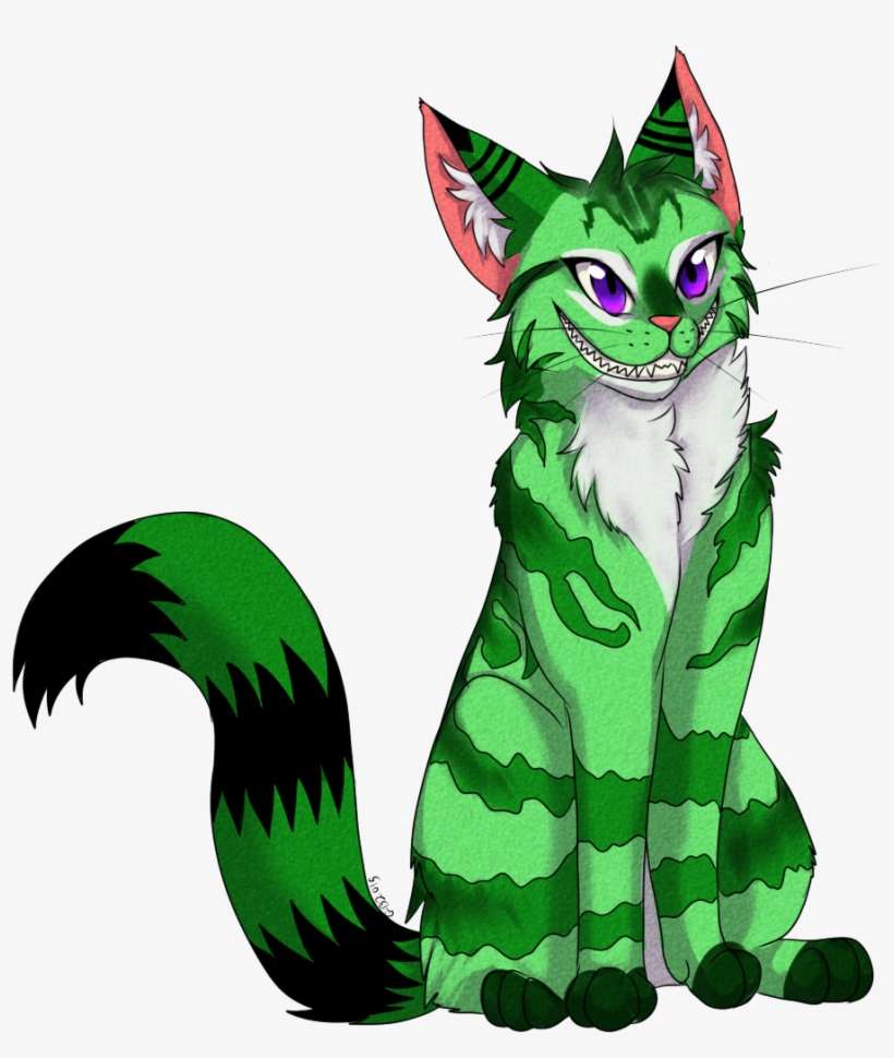 The Green Cheshire Kato Cheshire Cat Cheshire Cat Ocs - Cat Yawns, transparent png download