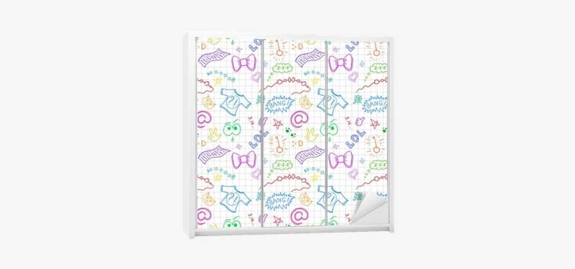 Vector Design For Teenager Seamless Textile Print With - Motif, transparent png download