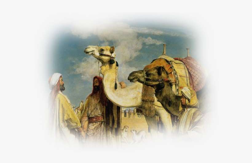 Tubes Animauux - Artland John Frederick Lewis: Begrüßung In Der Wüste., transparent png download