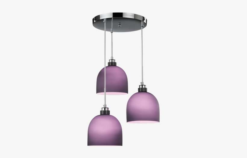 Decorative Light Png Pic - Purple Pendant Light Png, transparent png download