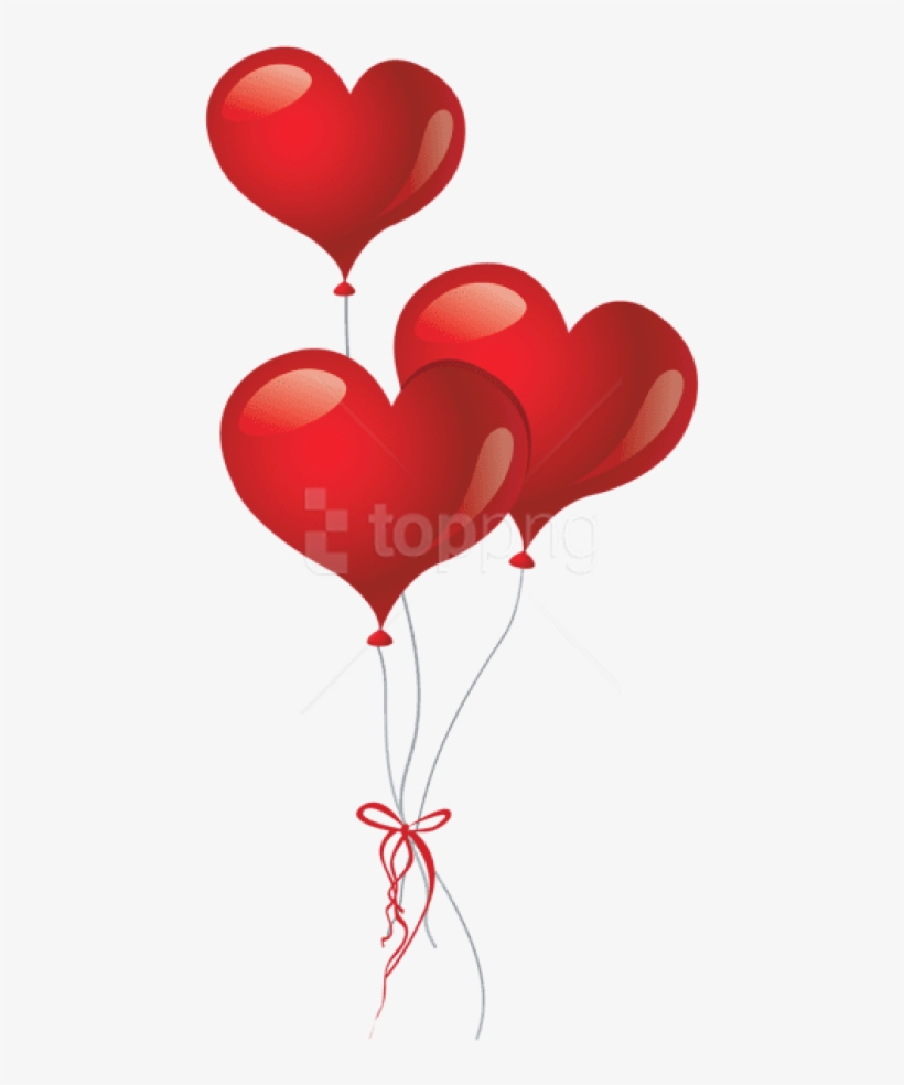 Free Png Download Heart Balloonspicture Png Images - Transparent Background Heart Balloon Png, transparent png download