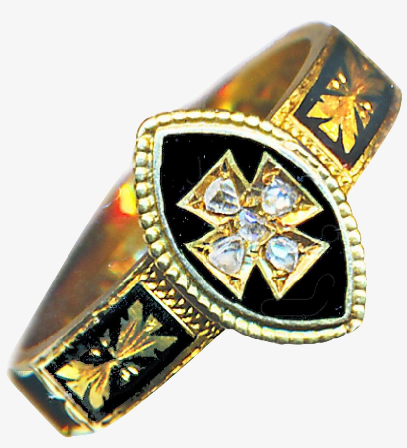 Maltese Cross Ring - Ring, transparent png download