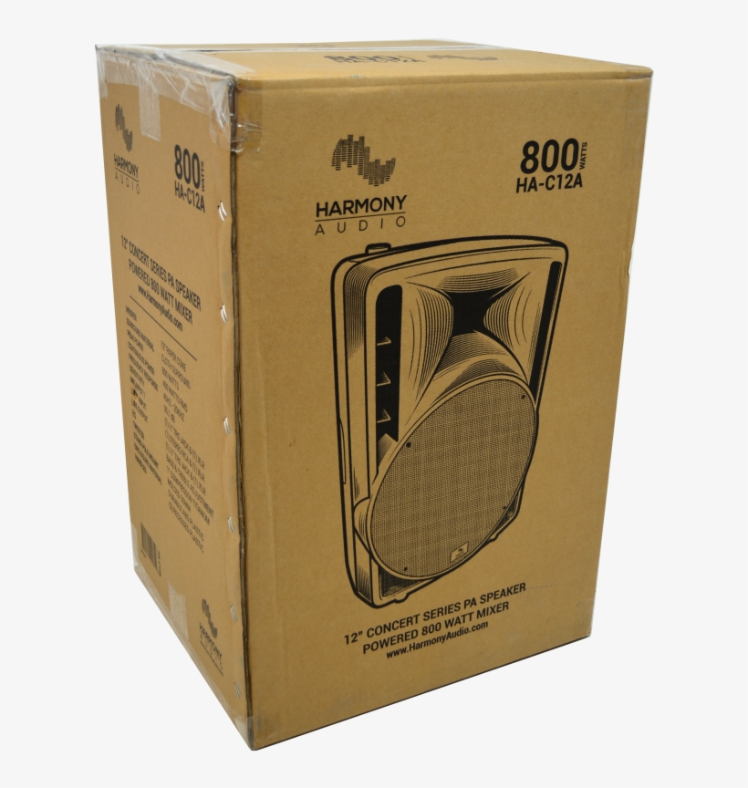 Harmony Audio Ha C12a Dj Concert Series 800 Watt Powered - Computer Speaker, transparent png download