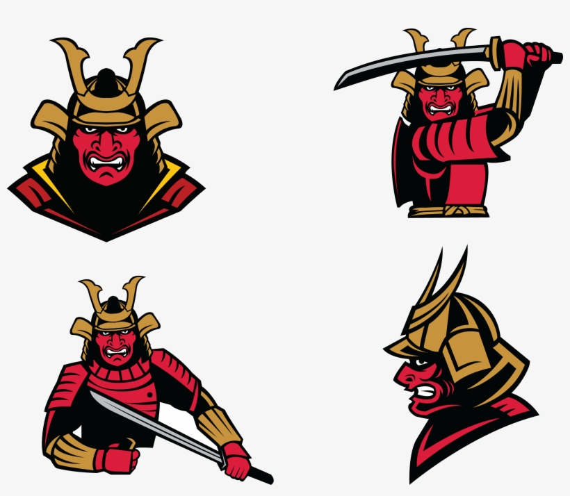 Png Royalty Free Samurai Soldier Clip Art Ancient Japanese - Chinese Samurai Vector, transparent png download