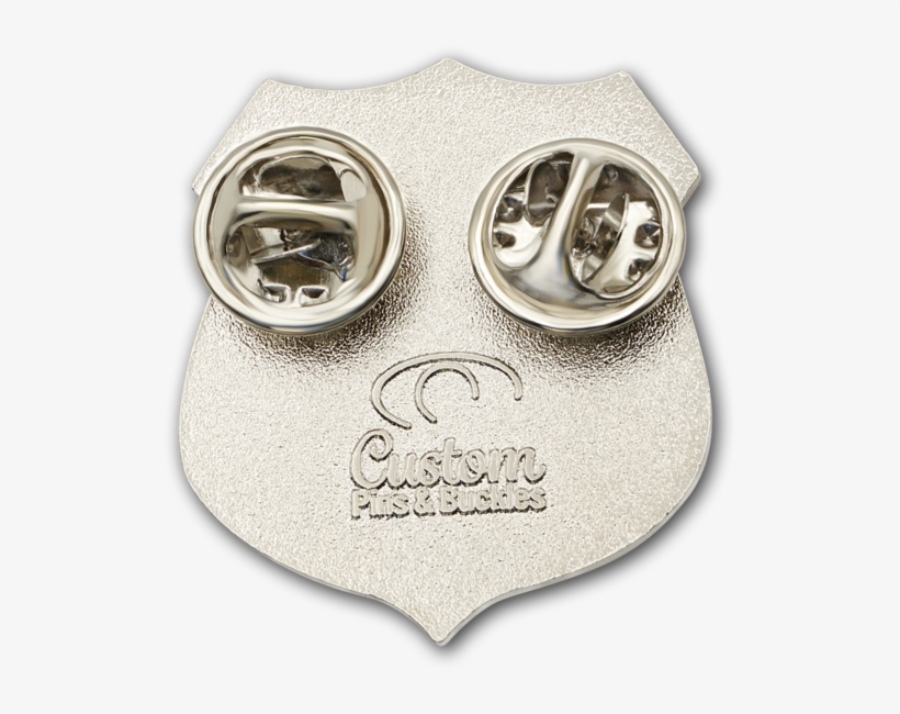 Custom Back The Blue Shield Blue Lives Matter Lapel - Silver, transparent png download