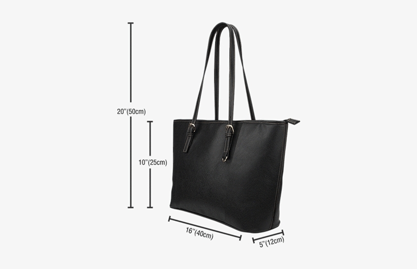 Book Spines Leather Totes-for Reading Addicts - Leather Tote Bag Size, transparent png download