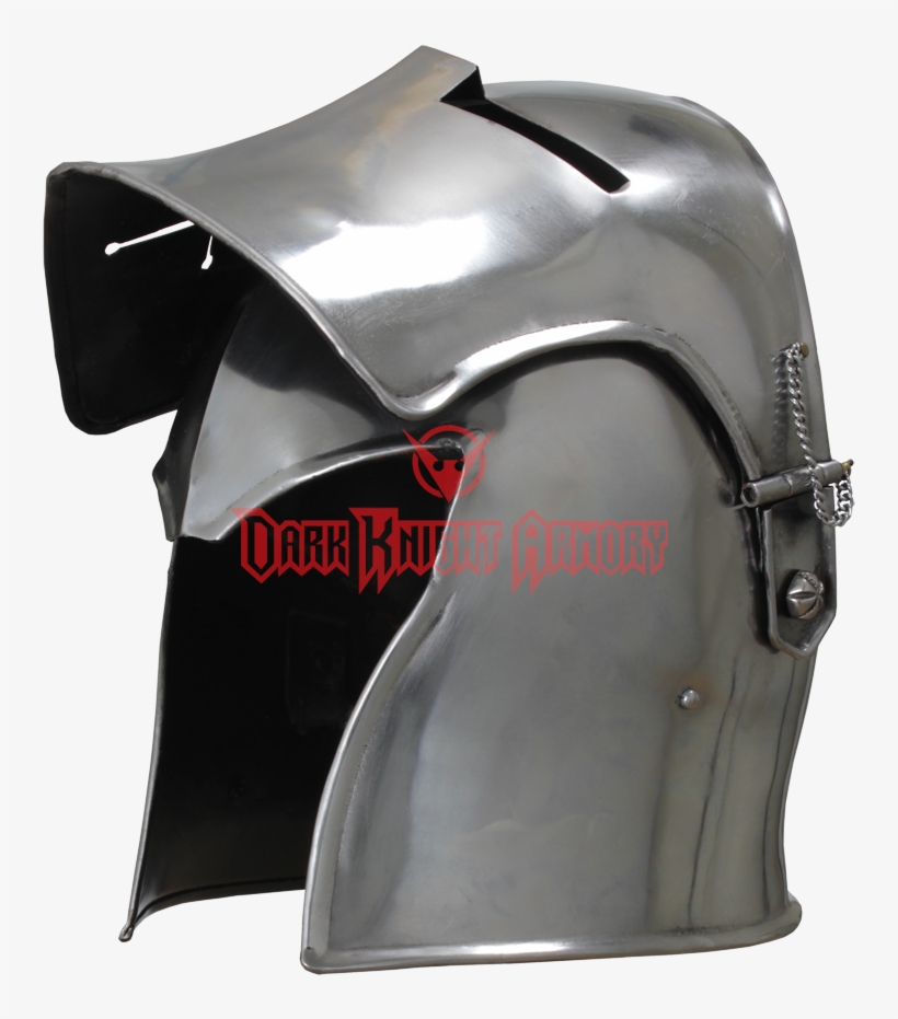 Visored Barbuta Helmet - Barbuta Helmet, transparent png download