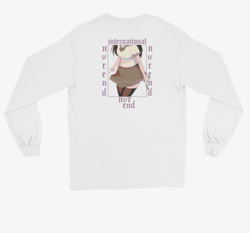 Yandere Long Sleeve - Sweatshirt, transparent png download