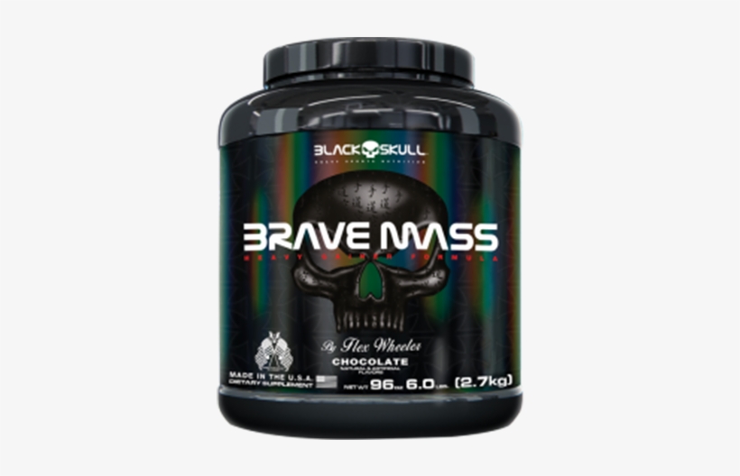 Brave Mass 2,7kg - Black Skull Protein Mass Gainer, transparent png download
