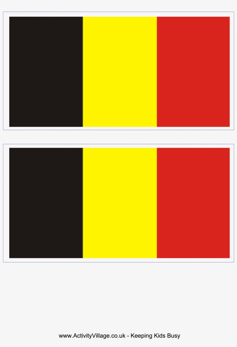 Belgian Flag - Printable Belgian Flag, transparent png download