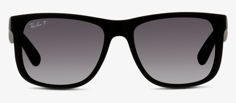 Rb4165 Justin 622 Black Rubber T3 Grey - Sunglasses, transparent png download